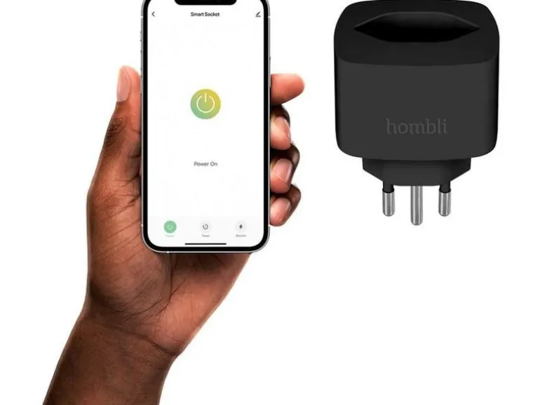 hombli Smart Socket CH, Schwarz, 3er-Set