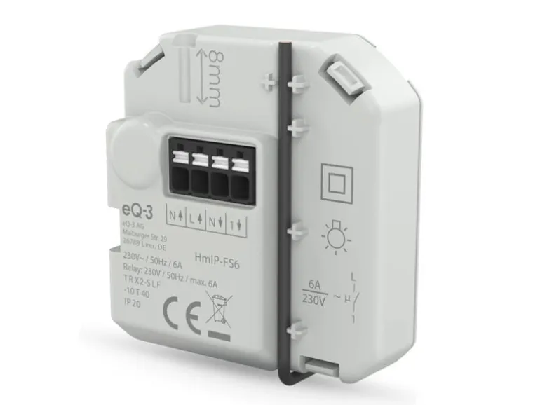 Homematic IP Schaltaktor (6 A) - Unterputz HmIP-FS6
