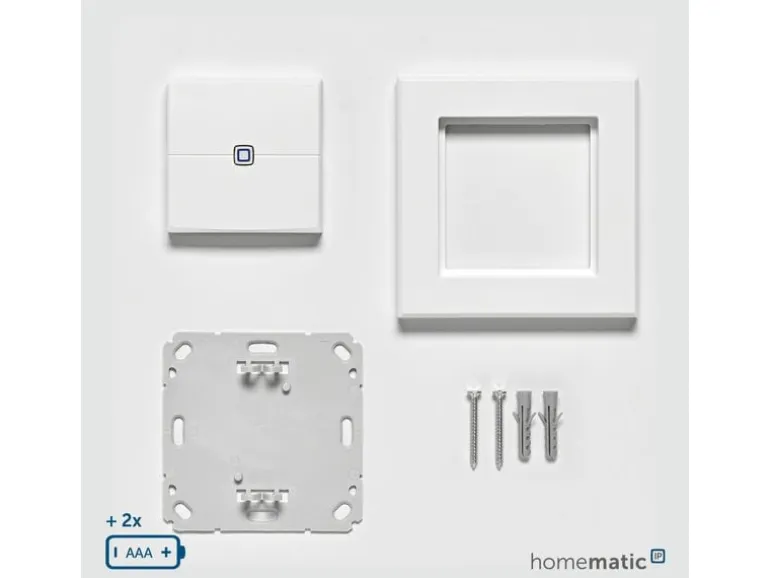 Homematic IP Wandtaster 2-fach Weiss
