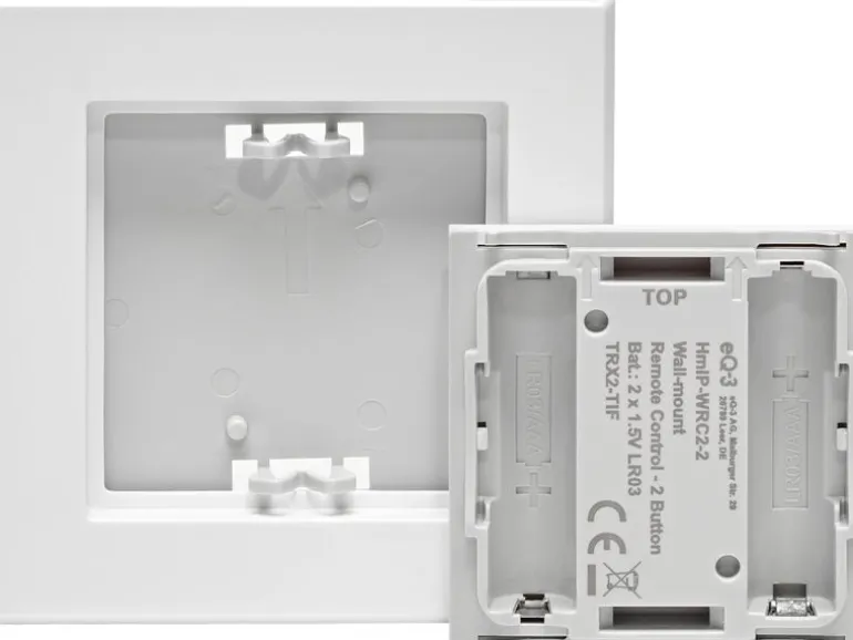 Homematic IP Wandtaster 2-fach Weiss