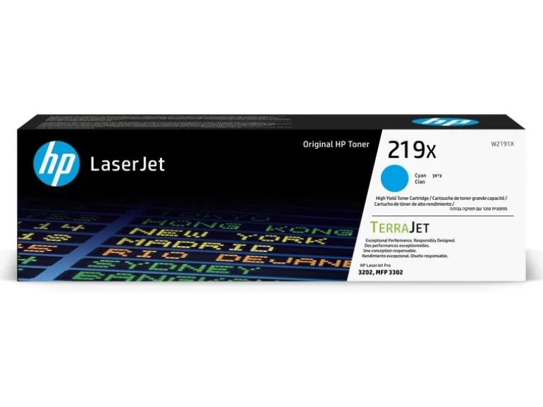 HP Toner 219X (W2191X) Cyan