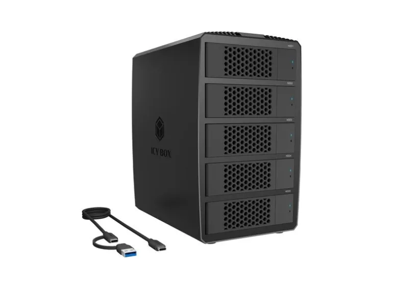ICY BOX Externes Gehäuse Heart RAID 3705 2.5"/3.5"
