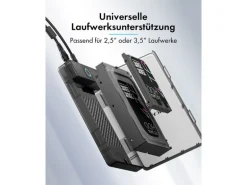 ICY BOX Externes Gehäuse Spade Base 388 2.5