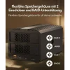 ICY BOX Externes Gehäuse SPADE RAID 3721 2.5"/3.5"/Extern