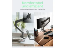 ICY BOX Tischhalterung bis 9 kg – Silber