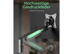 ICY BOX Tischhalterung bis 9 kg – Silber