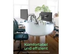 ICY BOX Tischhalterung bis 9 kg – Silber