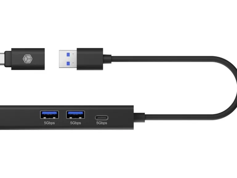 ICY BOX USB-Hub IB-HUB1439-LAN