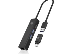 ICY BOX USB-Hub IB-HUB1439-LAN