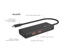 ICY BOX USB-Hub 4-Port Hub IB-HUB1436-CPD