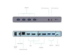 i-tec Dockingstation USB-A/USB-C/Thunderbolt 3 Dual Display