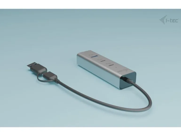 i-tec USB-Hub Universal 2x USB-C + 2x USB-A Anschluss + PD 85 W