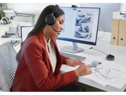 Jabra Headset Evolve2 75 Duo MS Schwarz, USB-C, inkl. Ladestation
