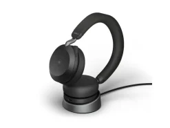 Jabra Headset Evolve2 75 Duo MS Schwarz, USB-C, inkl. Ladestation