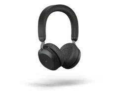Jabra Headset Evolve2 75 Duo MS Schwarz, USB-C, inkl. Ladestation