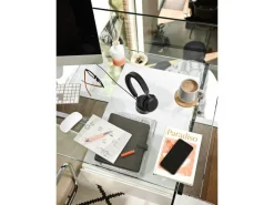 Jabra Headset Evolve2 75 Duo MS Schwarz, USB-C, inkl. Ladestation
