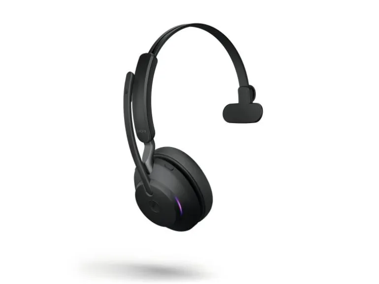 Jabra Headset Evolve2 65 Mono MS Schwarz, USB-A, inkl. Ladestation