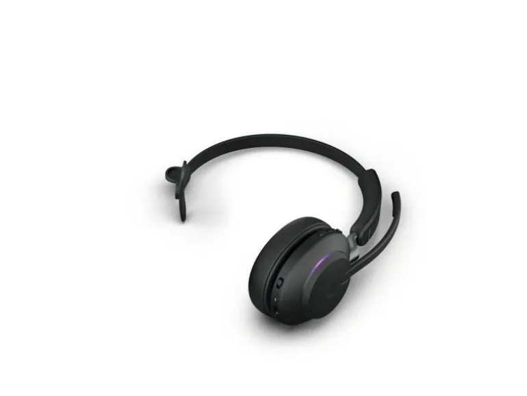 Jabra Headset Evolve2 65 Mono MS Schwarz, USB-A, inkl. Ladestation
