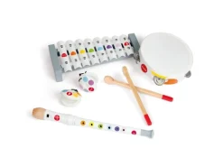 Janod Musikinstrument Musik-Set Konfetti 4-teilig