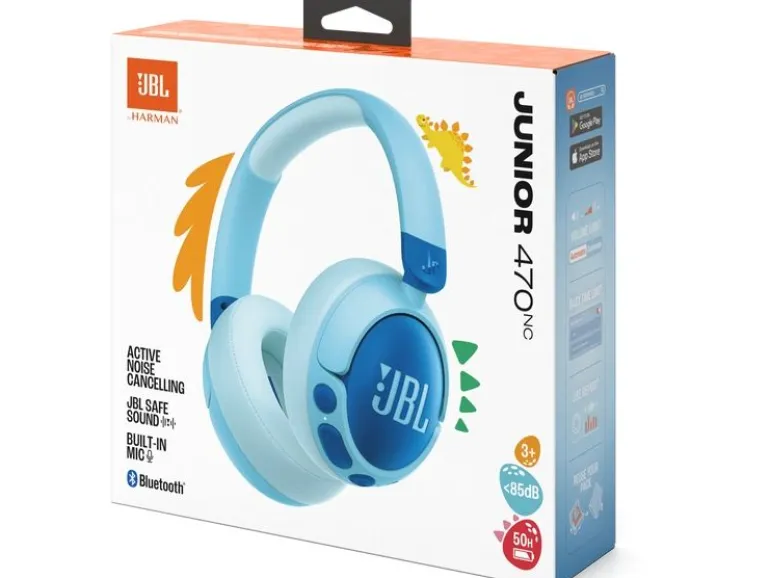 JBL Over-Ear-Kopfhörer Junior 470NC Blau