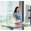 Kensington Vertikaler Dual Monitorarm bis 9 kg – Schwarz