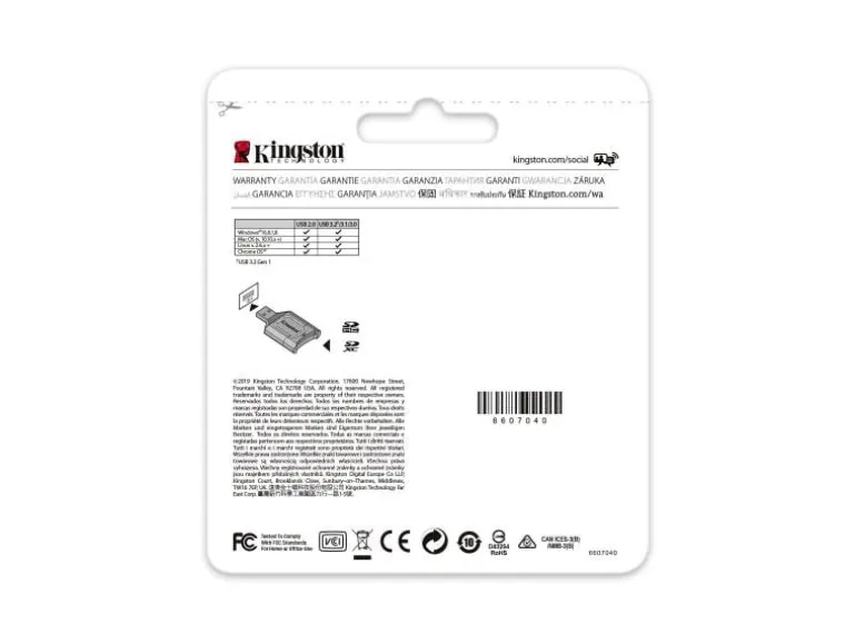 Kingston Card Reader Extern USB3 MobileLite Plus SD-Kartenlesegerät