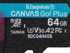 Kingston microSDXC-Karte Canvas Go! Plus 64 GB
