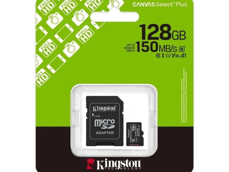 Kingston microSDXC-Karte Canvas Select Plus Gen3 128 GB