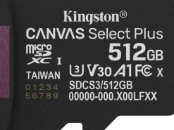 Kingston microSDXC-Karte Canvas Select Plus Gen3 512 GB