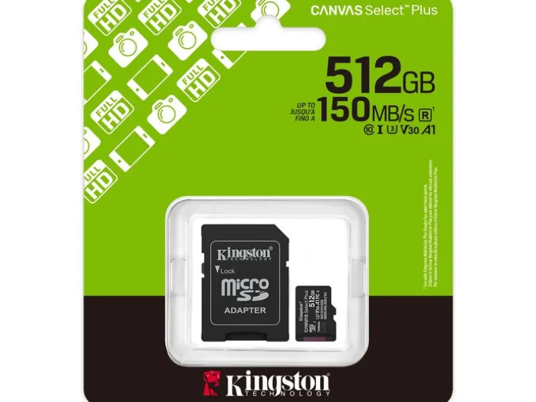 Kingston microSDXC-Karte Canvas Select Plus Gen3 512 GB