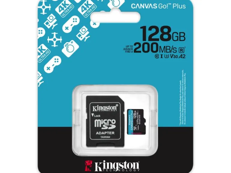 Kingston microSDXC-Karte Canvas Go! Plus 128 GB