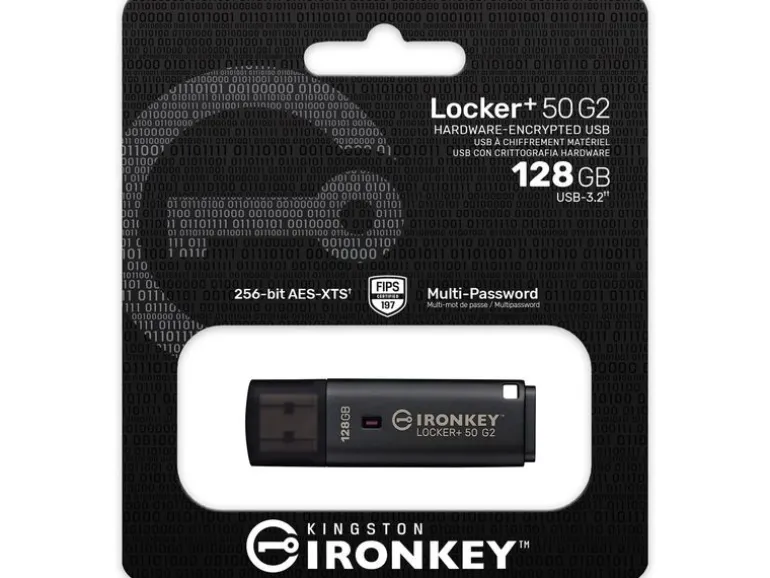 Kingston USB-Stick IronKey Locker+ 50 G2 128 GB