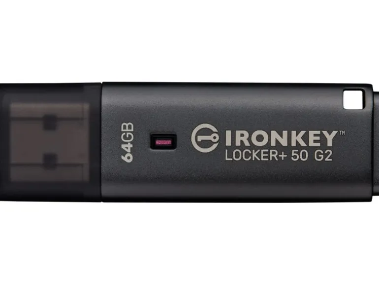Kingston USB-Stick IronKey Locker+ 50 G2 64 GB