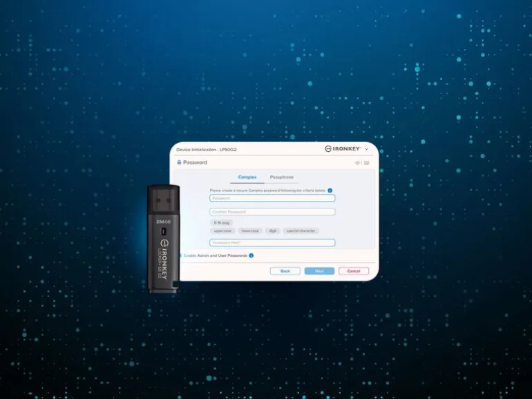Kingston USB-Stick IronKey Locker+ 50 G2 256 GB