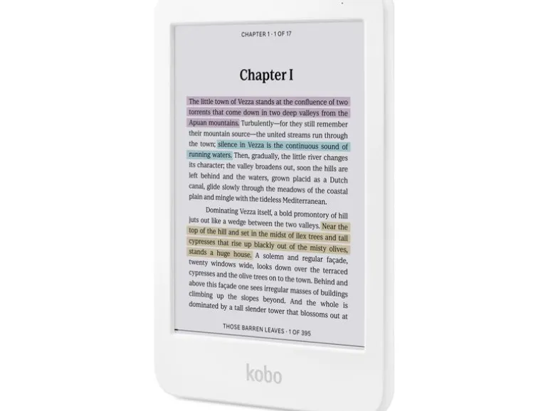 Kobo eReader Clara Colour Weiss