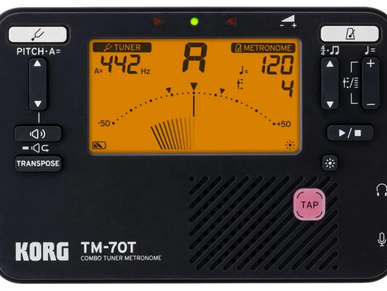 Korg Stimmgerät TM-70 Schwarz