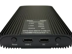 LC-Power Externes Gehäuse LC-M2-C-NVME-2X2-RAID M.2/U.2 SSD