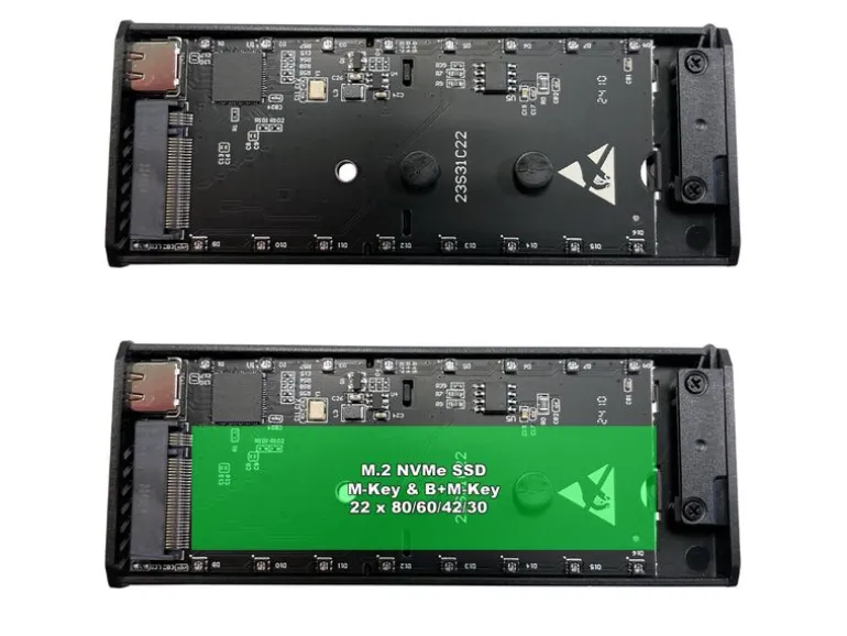 LC-Power Externes Gehäuse LC-M2-C-NVME-4 M.2