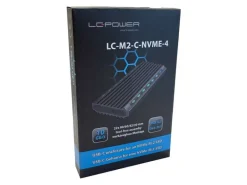 LC-Power Externes Gehäuse LC-M2-C-NVME-4 M.2