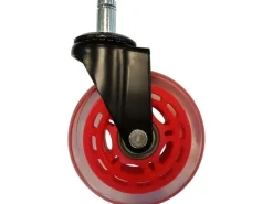 LC-Power Gaming Stuhlrollen 5er Set Rot