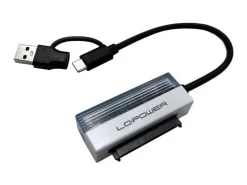 LC-Power LC-ADA-USB-SATA-25 USB-A Stecker; USB-C Stecker - SATA