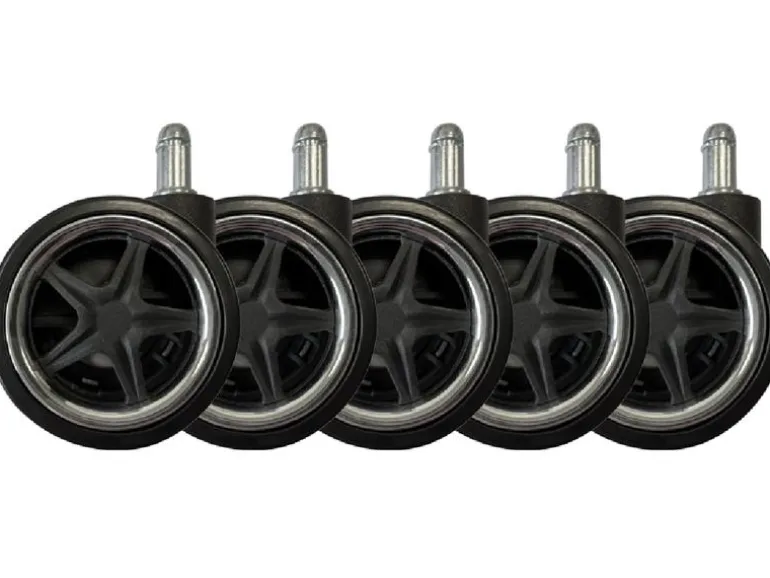 LC-Power Rollen LC-CASTERS-DRIFT 5er Set Chrom