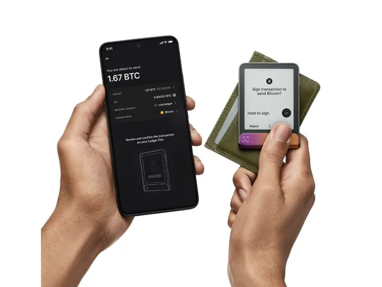Ledger Flex (inkl. Recovery Key) Ferro Fuchsia
