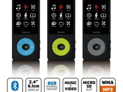 Lenco MP3 Player Xemio-860 Blau; Schwarz