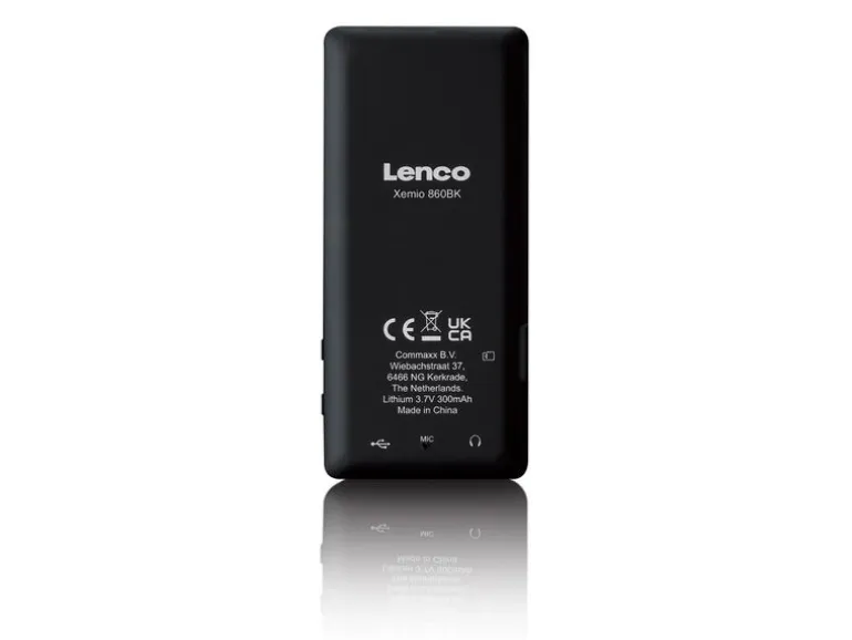 Lenco MP3 Player Xemio-860 Schwarz; Grau