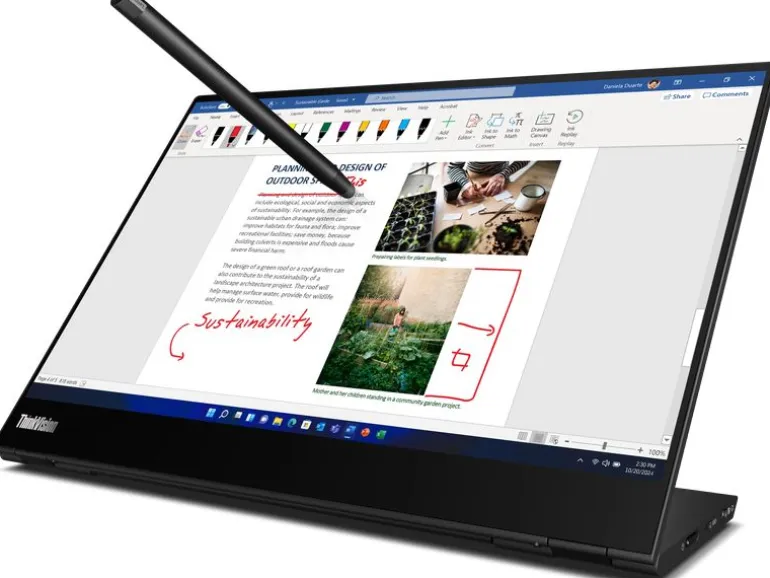 Lenovo Monitor ThinkVision M14t Gen. 2 14 ", 2240 x 1400