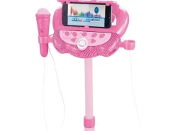 Lexibook Mikrofonständer Barbie mit 2 Mikrofonen