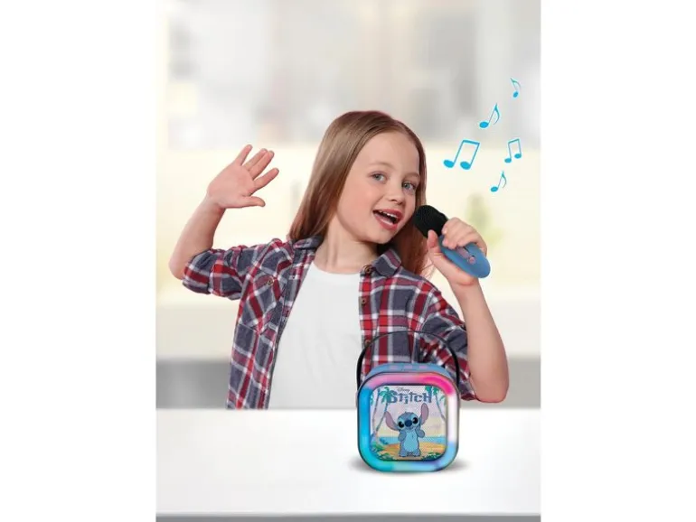 Lexibook Portable Karaoke Speaker DISNEY Stitch Blau