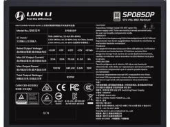 Lian Li Netzteil SP850 SP Platin 850 W Schwarz