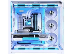 Lian Li PC-Gehäuse O11 Vision Compact, Tempered Glass – weiss